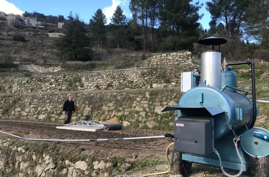 Désinfection des sols par stérilisation